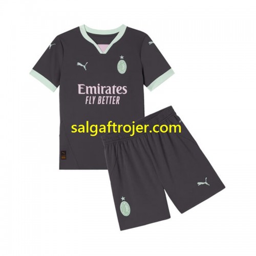 AC Milan Fodboldtrøjer Børn 3. sæt 2024/25 Kort ærmer AC Milan Fodboldtrøjer Børn 3. sæt 2024/25 Kort ærmer